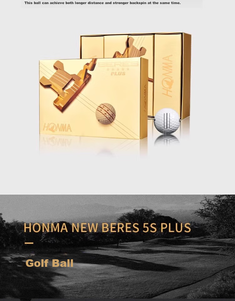 HONMA BERES 5STAR PLUS Golf Balls: More Stable And Precise, Upgraded Version, Six-Layer Balls 3