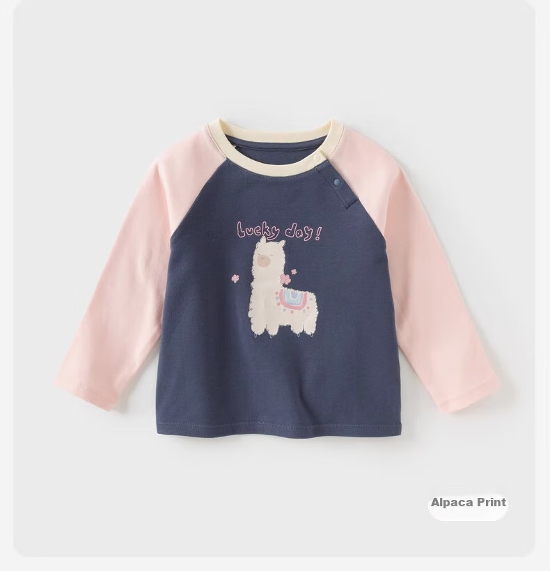 DAVE & BELLA Children's Long-Sleeve T-Shirt, Boys' Autumn Undershirt, Girls' Baby Knitted Cotton Top 10