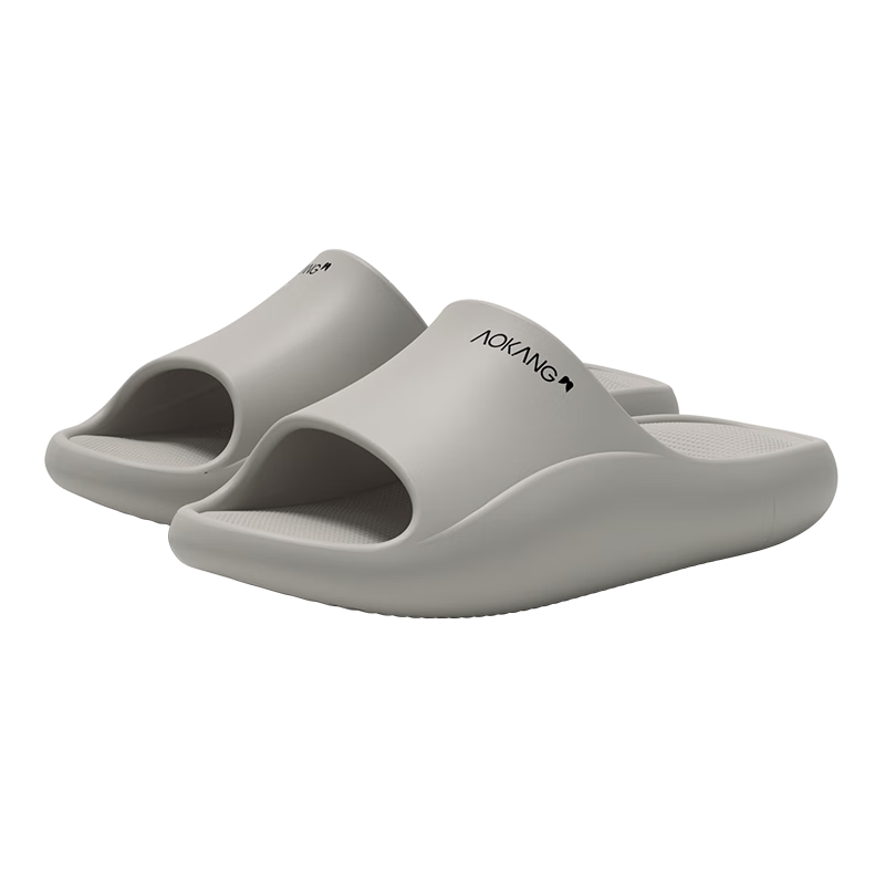 Aokang Slippers for Men, Summer Non-Slip Antibacterial Bathroom Shower EVA Odor-Resistant Stepping-In Couple Sandals for Women, Outdoor Wear