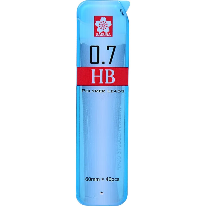 Набор стержней для механического карандаша SAKURA Anti-Breaking, 40 шт., 0.7 мм, HB, импорт из Японии