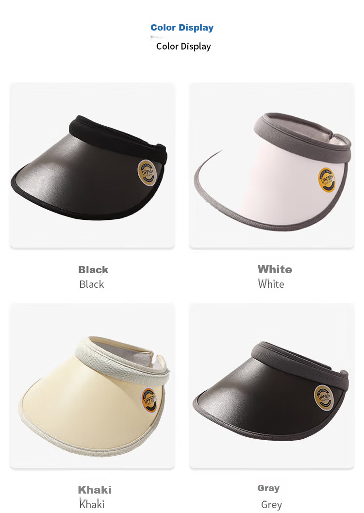 GLO-STORY Sun Hat for Women, Rollable Storage, Face Protection, Visorless Outdoor Cycling Sun Hat WMZ124017 5