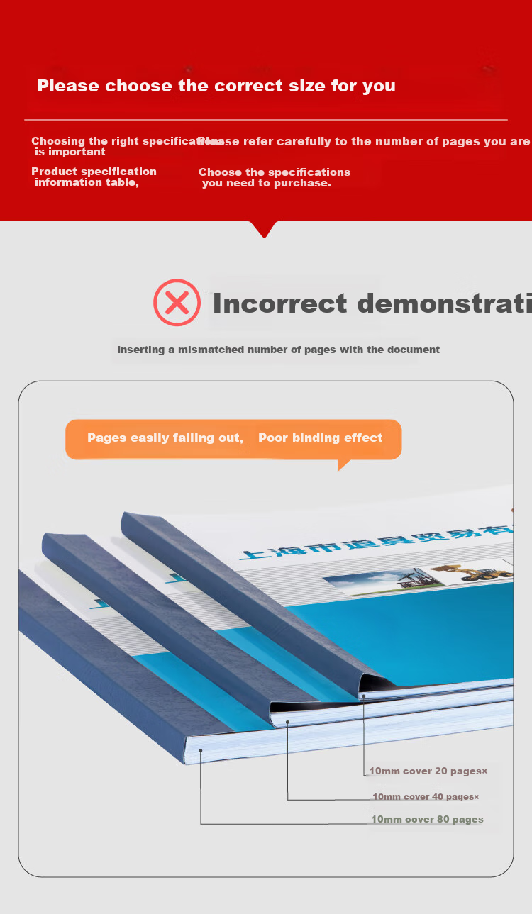 DSB (Disbi) High Transparency Thermal Binding Covers A4, Specialized Glue Binding Covers for Thermal Binding Machines, Light Blue, 6mm, Pack of 10 3