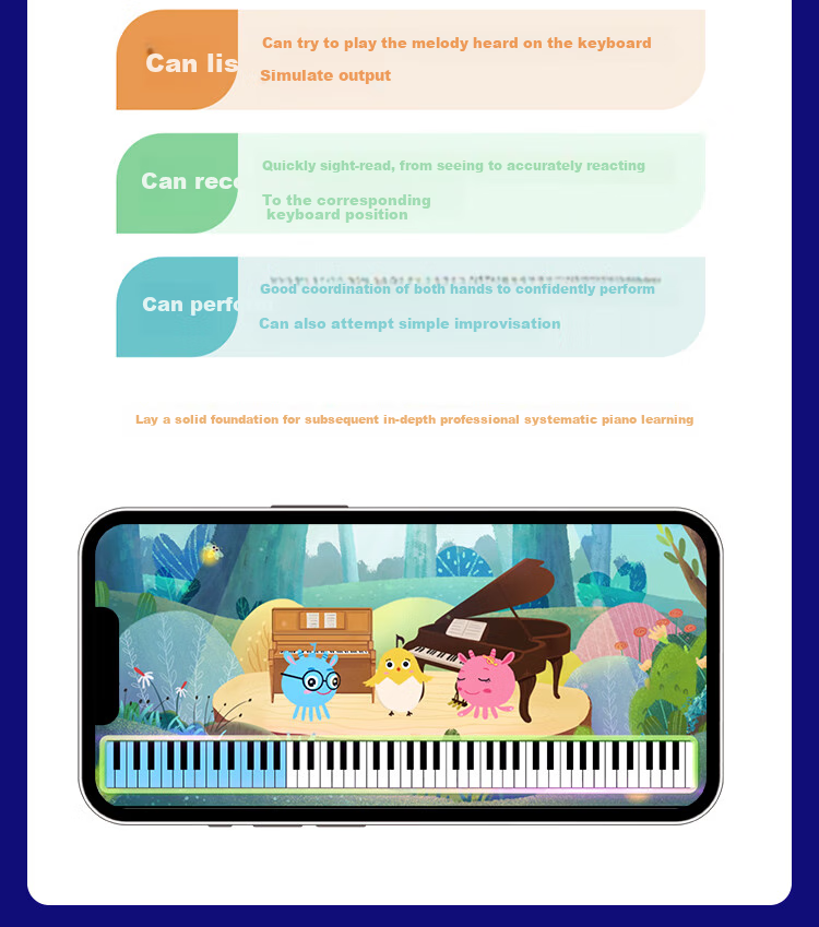 MOSEN MS-100M Digital Piano, Youth Series, 88 Weighted Keys, Electronic Digital Piano, Wood Grain Color 12