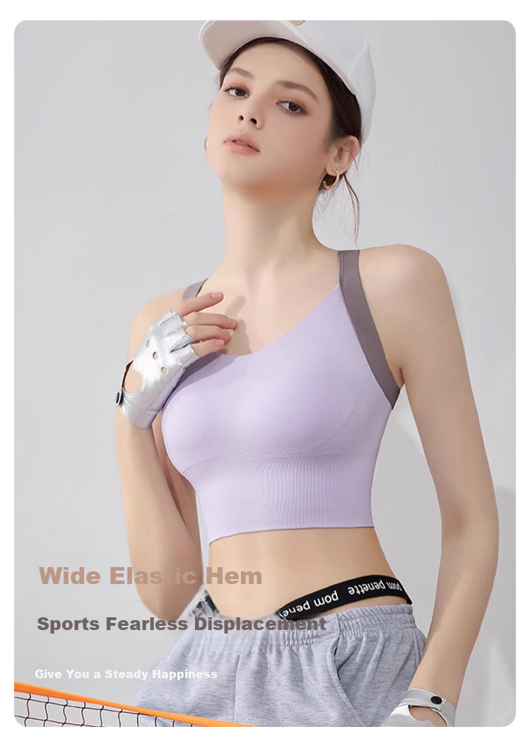 FitonTon Sports Bra for Women, Push-Up, Anti-Shock, Fitness, Anti-Sagging, Yoga Wear, Training Bra, Beautiful Back Bra for Outer Wear 4