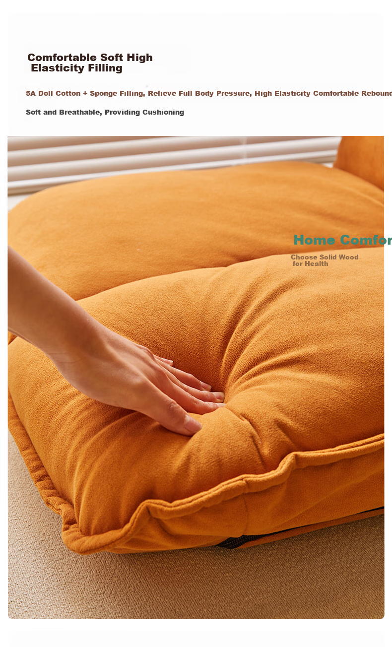 JIAYI Lazy Sofa, Reclining And Sleeping, Living Room Tatami Sofa, Folding Bed, Backrest Chair, Small Apartment Balcony Bay Window Sofa 13