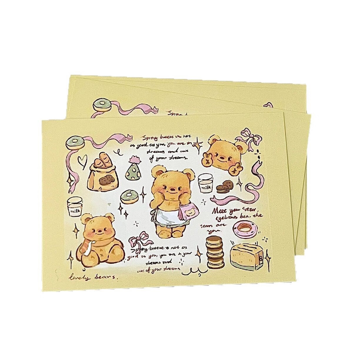 GOTOVAN Star Puppy 20-Pack Postcards Ins Style High-Quality Student Handwritten Greeting Cards Creative Message Cards for Couples Friends Birthday Holiday Blessings 7