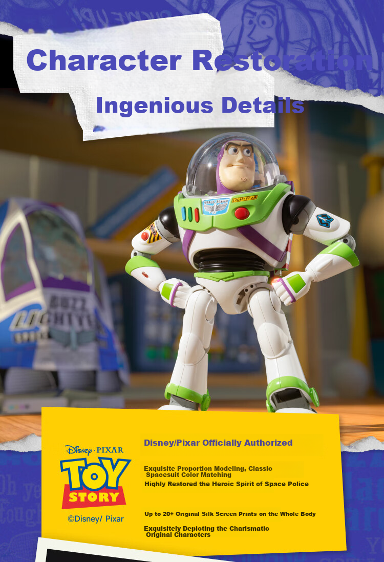 Lesenjiqiren Robosen Disney Toy Story 5 Official Merchandise, AI Artificial Intelligence Robot, Gift for Adults And Childre 4