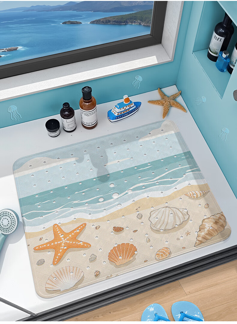 Dajiang Printed Bathroom Non-Slip Mat, Children's Shower Room, Bathroom Bathing Anti-Slip Floor Mat, 40x100cm 7