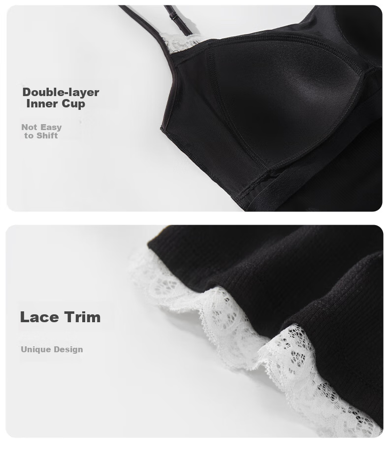 MiiOW Women's Camisole Tank Top [Modal Silk Cool Touch] with Built-In Bra Pads, Beautiful Back Design, Inner Wear Or Outer Wear Base Layer 14