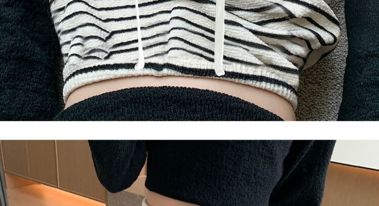 Shiduo Maternity Pants Spring Autumn Wide-Leg Striped Loose Plus Size Leggings Casual Pants Autumn XL 28