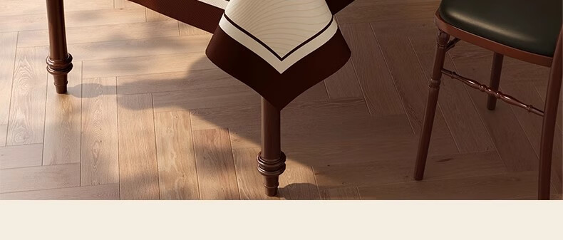 Fanyejia American-Style Tablecloth, Waterproof And Oil-Proof Dining Table Mat, Washable, Heat-Resistant, Luxurious Square Coffee Table Surface Protector 19