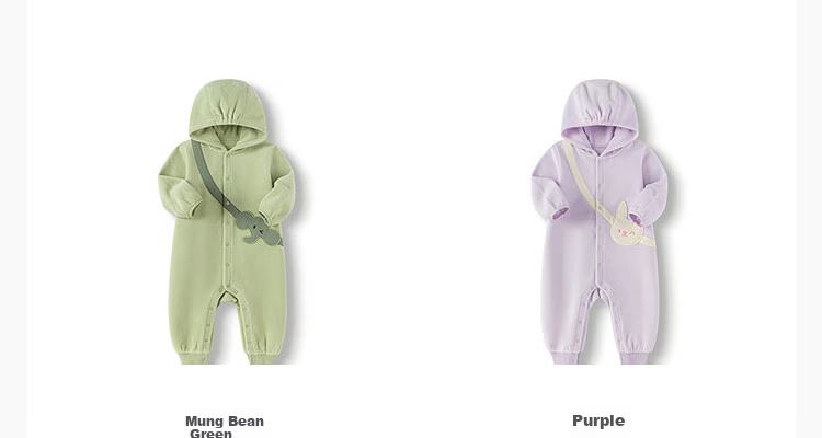 BALABALA Baby Romper Autumn Outfit, Infant Outdoor Onesie, Trendy Cute Fleece-Lined Bodysuit, 209325120203 11