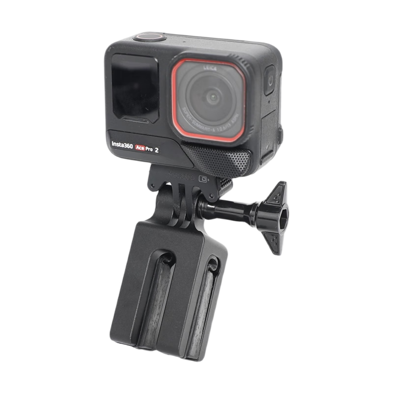 Qiye Motorcycle Windshield Bracket Compatible with Insta360 Ace Pro2 Action Camera Front Windshield Clamp Cycling Mount Accessories for Electric Bike GoPro 13