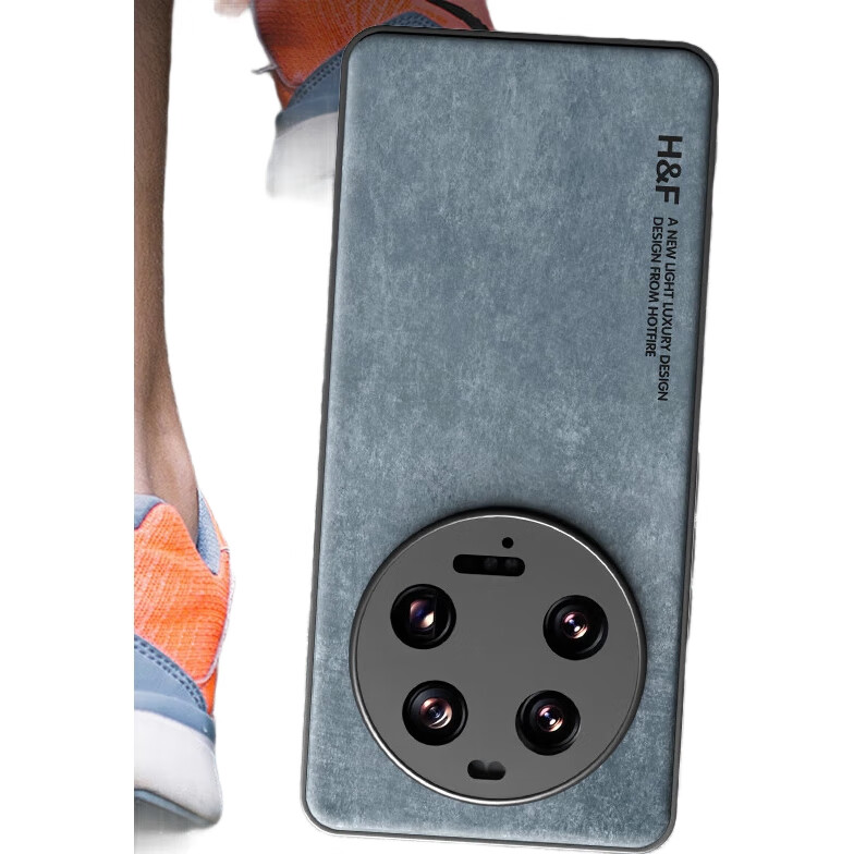 Чехол HotFire для Xiaomi 13 Ultra, кожаный, матовый, с защитой камеры, черный