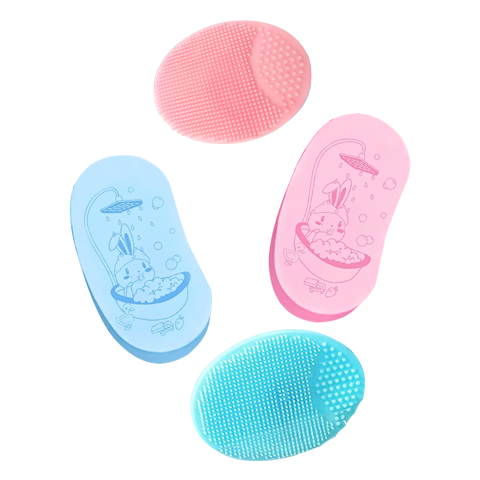 MiLi Bathing Tool Children's Shampoo and Bath Set Mud Scrubbing Sponge Comb Newborn Hair Washing Brush Baby Bath Towel