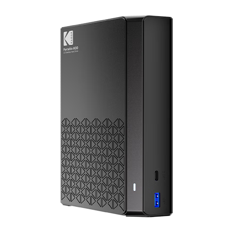 KODAK Kodak Portable Hard Drive 14TB 3.5-inch Type-C USB 3.2 Desktop Mechanical Hard Drive Large Capacity External Home Office Storage P210