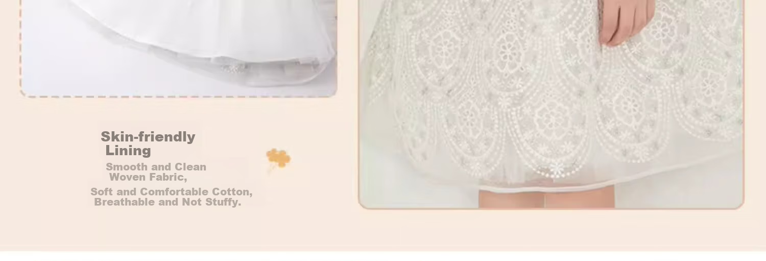DAVE & BELLA [High-End Formal Dress], Girls' Princess Dress, Summer Wear, High-End Embroidered Skirt, Elegant Princess Dress 4
