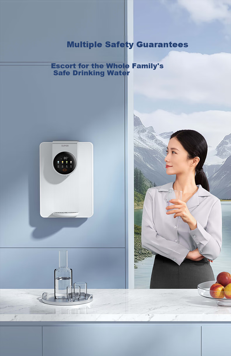SUPOR Bottled Water Dispenser, Home Wall-Mounted Instant Hot Water Machine, Sideboard Direct Drinking Machine, Ultra-Thin Rapid Heating, Can Connect to Bottled Water, Touch Control Operation, Multiple Temperature And Water Level Settings, UG02A 21