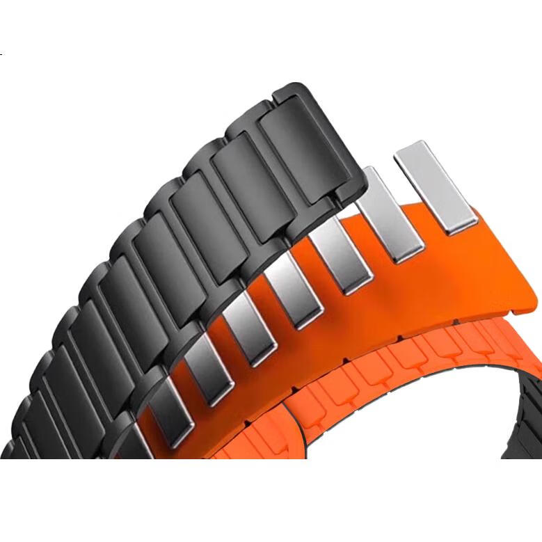 Магнитный силиконовый ремешок KMaxAI для Xiaomi Band 9/8 Pro, Redmi Watch 6/5/4, легкий розовый