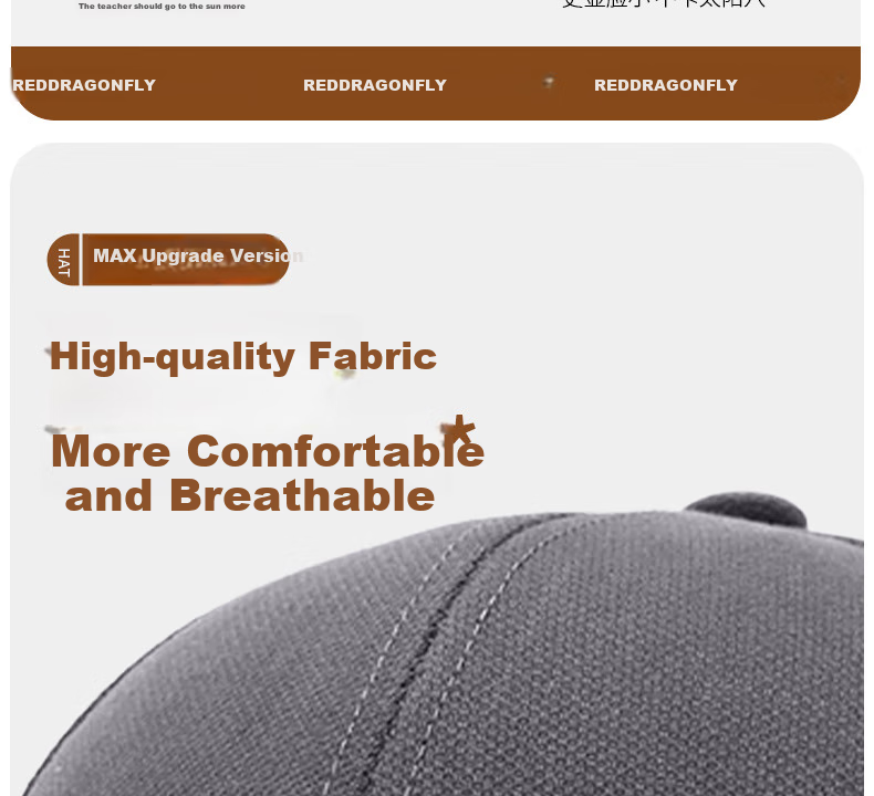 RED DRAGONFLY Baseball Cap for Men And Women, All-Season Outdoor Sun Protection Hat, Casual Breathable Face-Slimming Visor Cap for Me 6