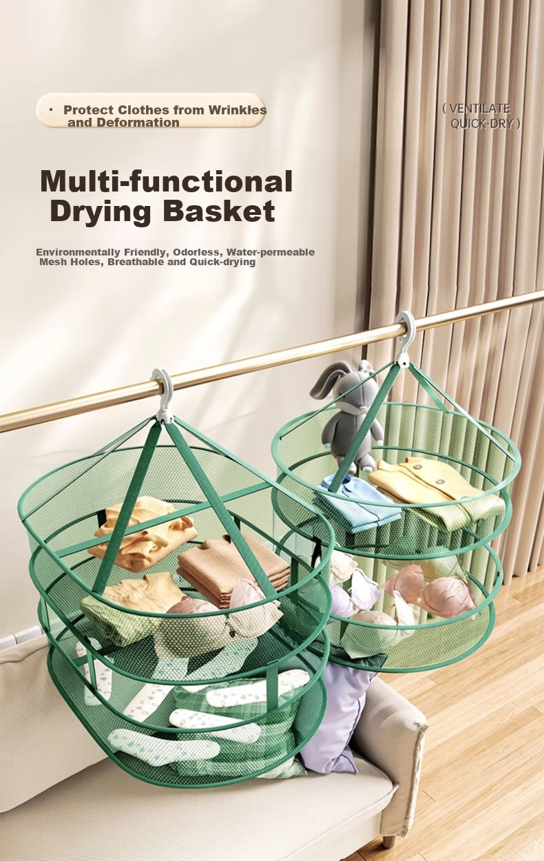 Bingyou Drying Rack for Sweaters, Woolen Sweaters And Socks, Clothes Drying Basket, Clothes Drying Net, Clothes Hanger, Clothes Drying Rack for Clothes, Emerald Gree 1
