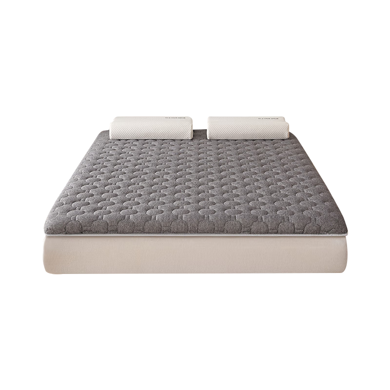 HLA A-Class Latex Mattress Foldable Dormitory Home Thickened Bottom Pad Quilt Gray 180*200cm