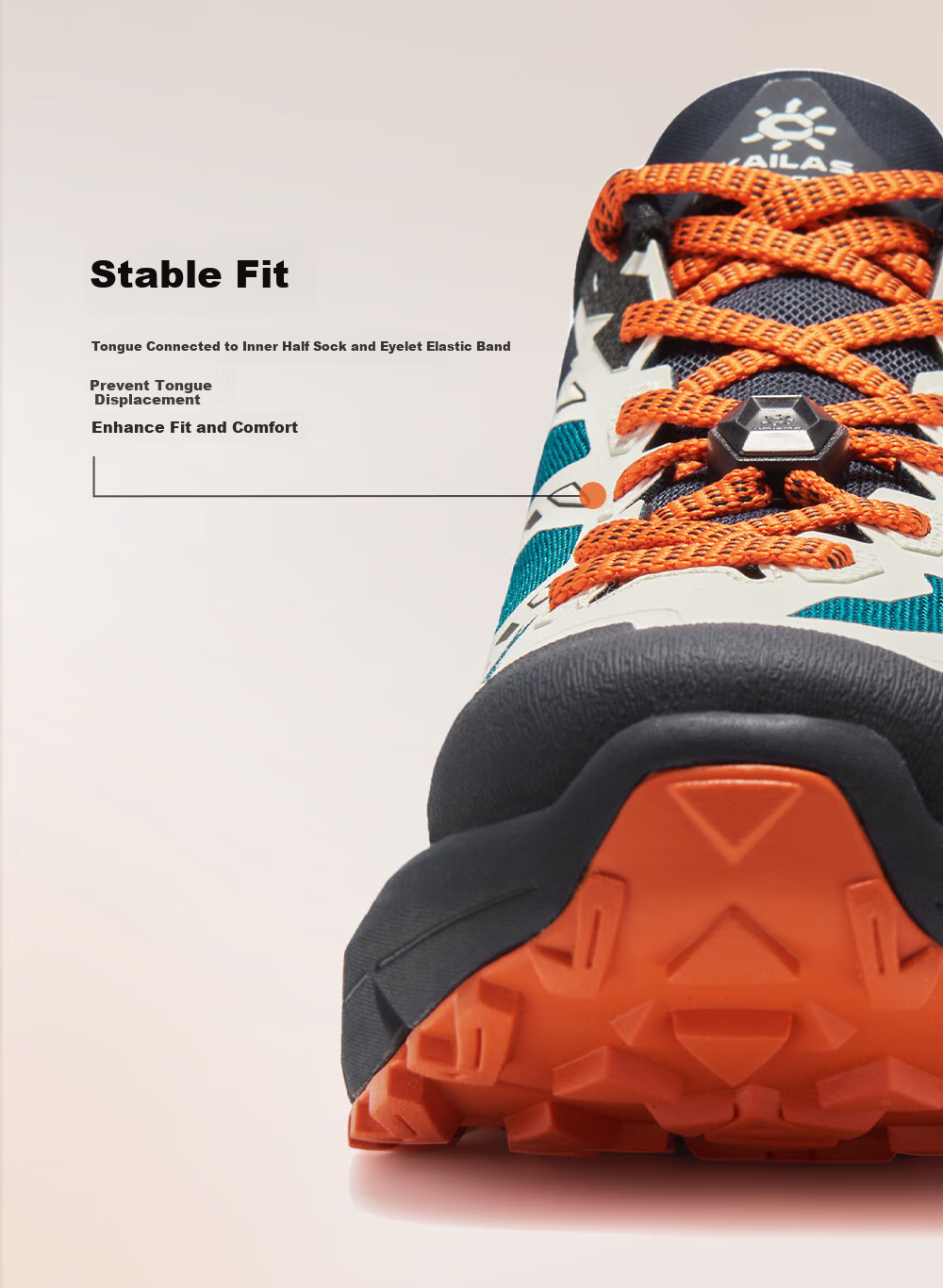 KAILAS C4 Trail Running Shoes for Men, with Good Grip, Anti-Slip, Shock-Absorbing, Lightweight Hiking And Outdoor Running Shoes 10