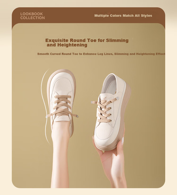 RED DRAGONFLY Women's Shoes, 2026 Autumn White Sneakers, Slip-On Simple Commuter Casual Skateboard Shoes WPB14032, Milk Tea Color, Size 40 2