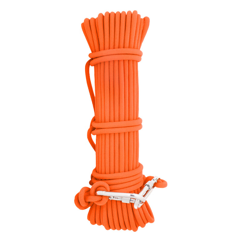 Kanler 8mm Steel Wire Core Safety Rope Emergency Lifeline Fireproof Rescue Equipment Rappelling Rope 【Express Delivery】8mm Safety Rope 20m