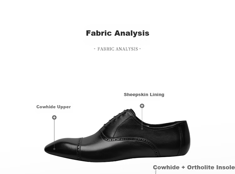 Goldlion Men's Shoes, Fashionable Formal Wear, Stylish And Simple Leather Shoes, Comfortable And Durable Oxford Shoes, 56321052401A, Black, Size 37 17