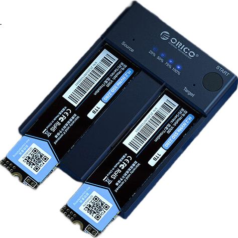 Корпус для M.2 SSD с копированием