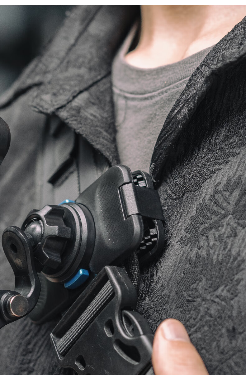 SUREWO Magnetic Quick-Release Gimbal Backpack Clip for DJI Pocket 3, Camera Gimbal Shoulder Strap Mount for Osmo 3, Expansion Accessory 2
