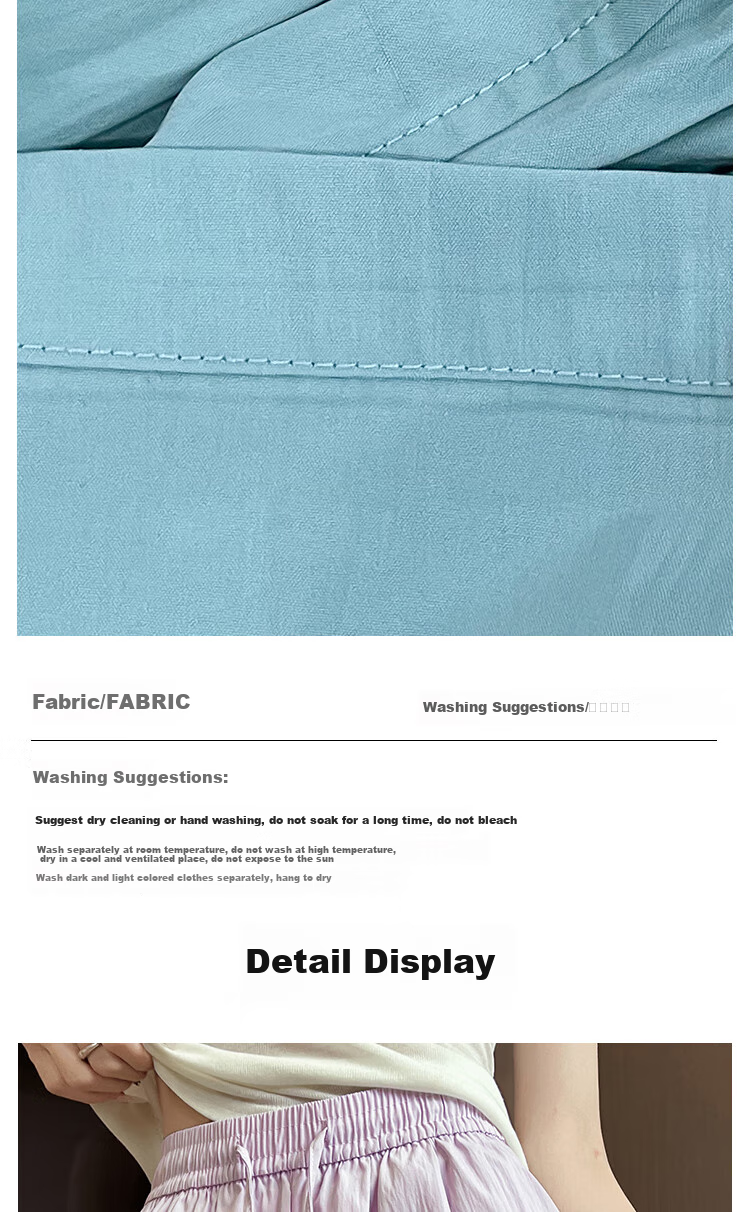 XUEXIMAN Ice Silk Quick-Dry Yamamoto Shorts for Women, Summer 2025 New Style, Loose-Fitting, Knee-Length, High-Waisted, Slimming Wide-Leg Sports Pants 8