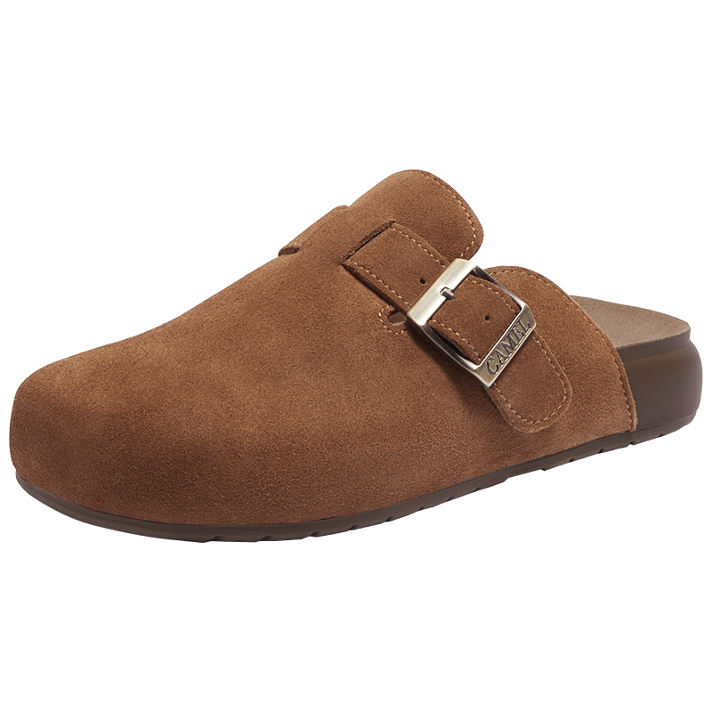 CAMEL Casual Slip-On Birkenstock Style Comfortable Shoes L26S700001 Caramel (Upgraded Slip-On) Size 39