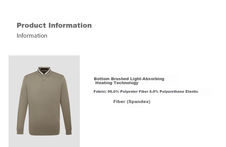 Shachi (SATCHI) Brushed Light-Absorbing Heat-Generating Constant Temperature Color-Block Lapel Business Men's Long-Sleeve T-Shirt Polo Shirt Men's Clothing Autumn Winter Dark Blue Size 46 3