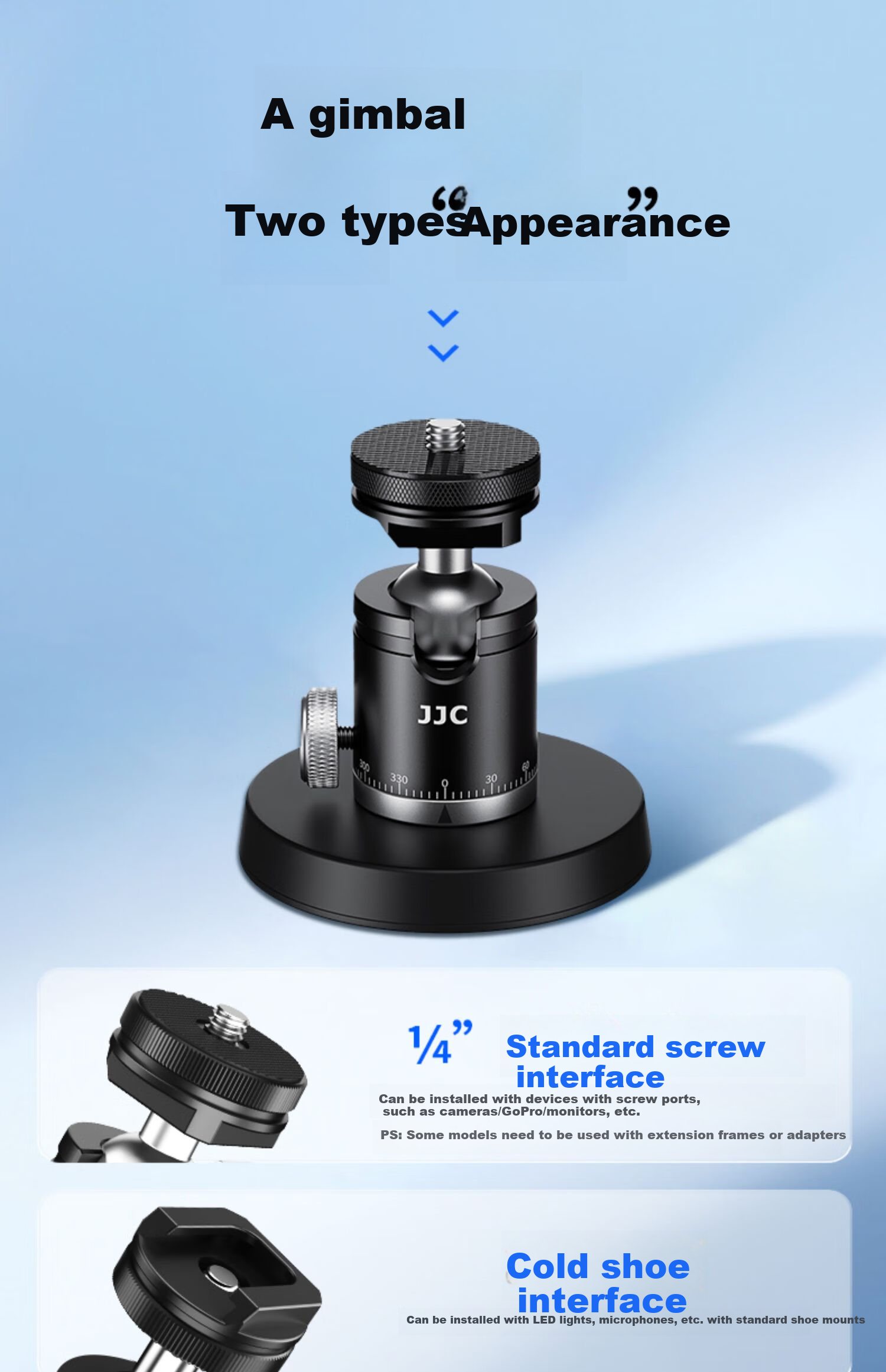 JJC Suction Cup Mount for DJI Action 6/5 Pro/4, Nano Action Camera Car Mount, Insta360 GoPro Car Shooting Fixed Base 3