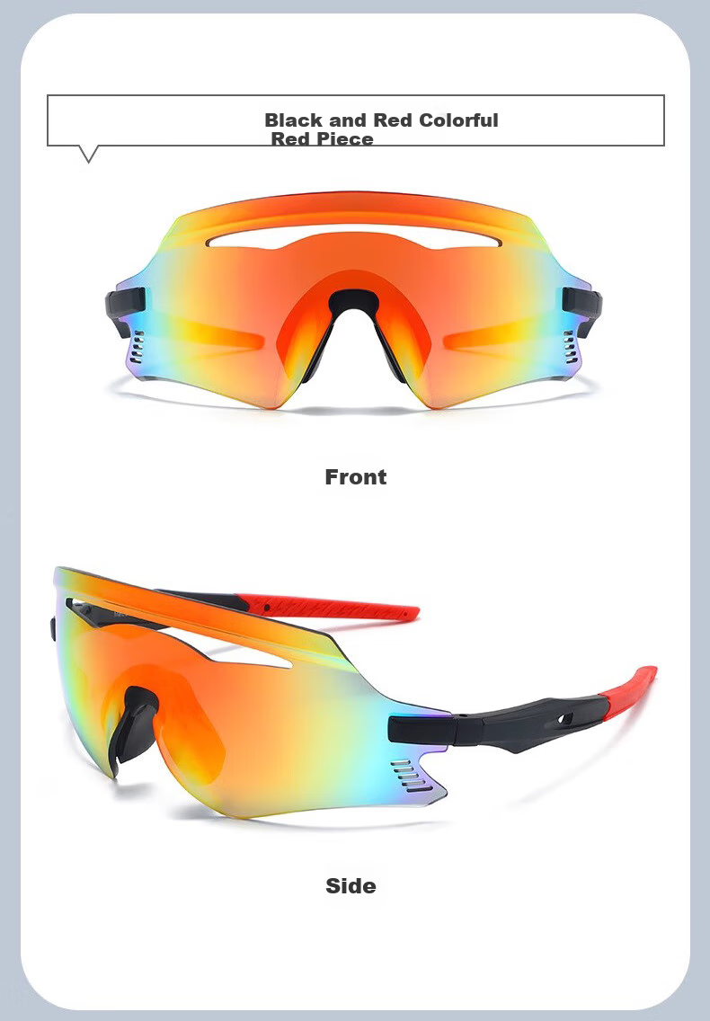 DRATRA Sunglasses, Cycling Glasses, Bicycle Racing Goggles, Marathon Trail Running Glasses, Sports Eyewear, Windproof And Dustproof Sunglasses 3