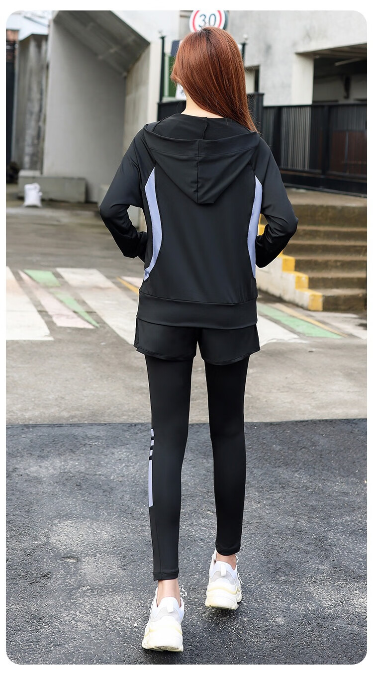 Barbie Sports Set of 3 Pieces for Women, Badminton Fitness Wear, Loose Casual Outfit, Running Clothes, Women's Sportswear Set 13
