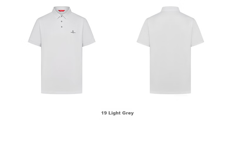 Biyinlefen Spring And Summer Men's Top, Outdoor Casual Multi-Color Elastic Lapel Short-Sleeve Polo Shirt, Commuter Style Outfit T-Shirt 10