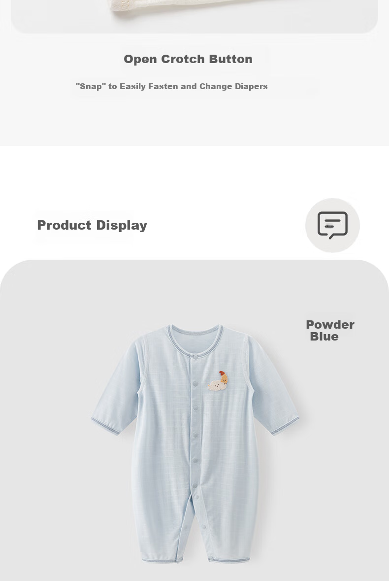 Guaiqixiong [Light And Soft Cotton] Baby Clothes, Infant Spring And Summer Onesie, Thin Pajamas, Baby All-Season Romper, Spring And Autumn Wear 17