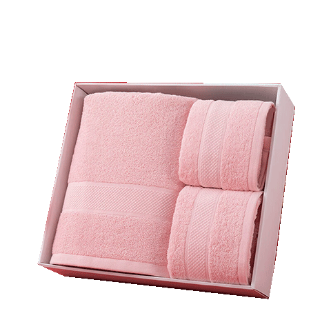 Grace Pure Cotton Antibacterial Towel And Bath Towel Set of Three, Auspicious Wedding Gift Box Set (With Carrying Bag), Sports