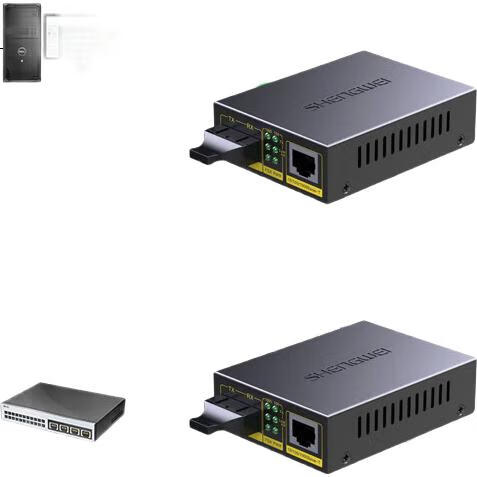 Оптический трансивер Shengwei BGH211AB Gigabit, одномодовый, двухволоконный, конвертер, 1 свет 1 электричество, SC интерфейс 20 км, пара