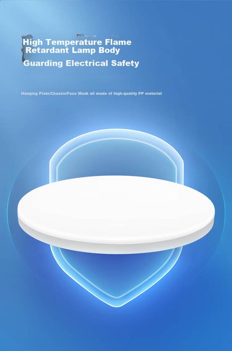 BULL Ceiling Light, IP50 Dust And Insect Resistant, for Bedroom, Balcony And Hallway, MX-A024C All White, 24W 10