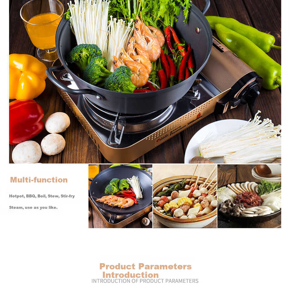 Jauto MAXSUN MS-77 Portable Gas Stove, Butane Burner, Outdoor Barbecue Grill 6