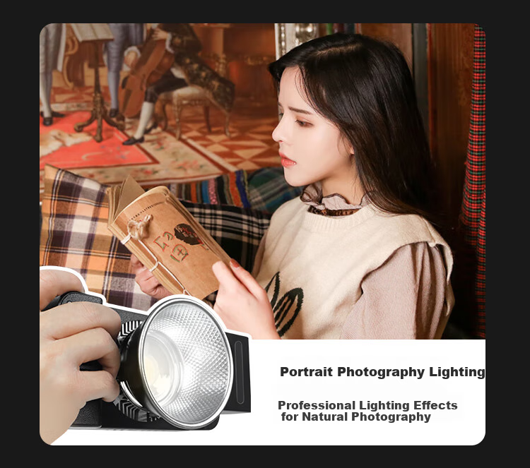 Hakutatz 100W Handheld COB Photography Light, Fill Light, Live Streaming Studio Professional Portable, for Photography, Video, Food, Film And Television, Outdoor Shooting, Continuous Lighting, Pocket Light 28