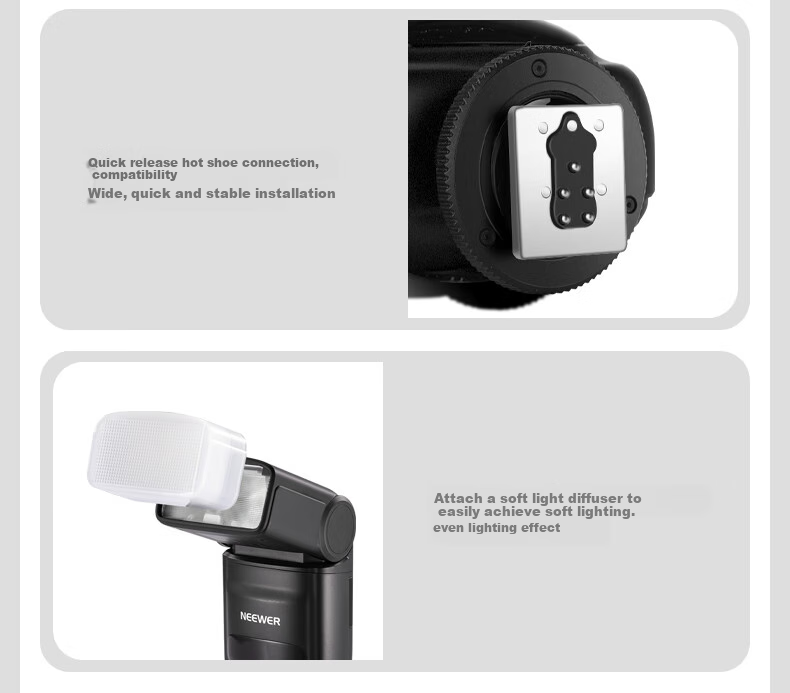 NEEWER NW420 Hot Shoe Flash for Sony Cameras, DSLR And Mirrorless, TTL Front And Back Curtain Sync External Flash for Photography Portrait And Wedding 14