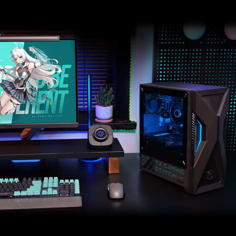 ASUS Tianxuan 6X 16L Desktop Gaming PC (Core U5-225F, RTX5060-8GB Graphics Card, 16G DDR5, 1TB SSD)