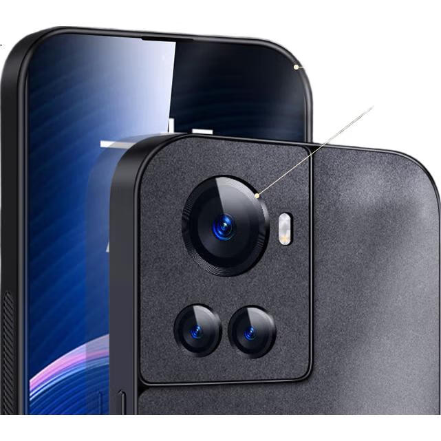 Чехол для телефона Shangsu, совместимый с OnePlus ACE, защитный, противоударный, с защитой всей линзы, мягкий чехол, простой роскошный чехол из силикона с внешней оболочкой из овечьей кожи, кожаный чехол для женщин и мужчин, серый
