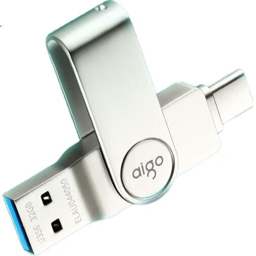 USB-накопитель Aigo U356 32GB Type-C USB3.2 Dual Interface Silver