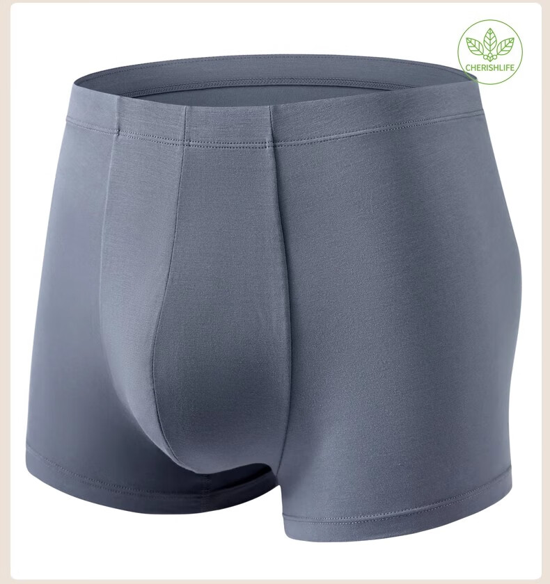 CHERISH LIFE Men's Boxer Briefs, Spring And Summer Thin Style, Four-Corner Shorts, 4-Pack Boxed Set, SSN179 L(170) 5